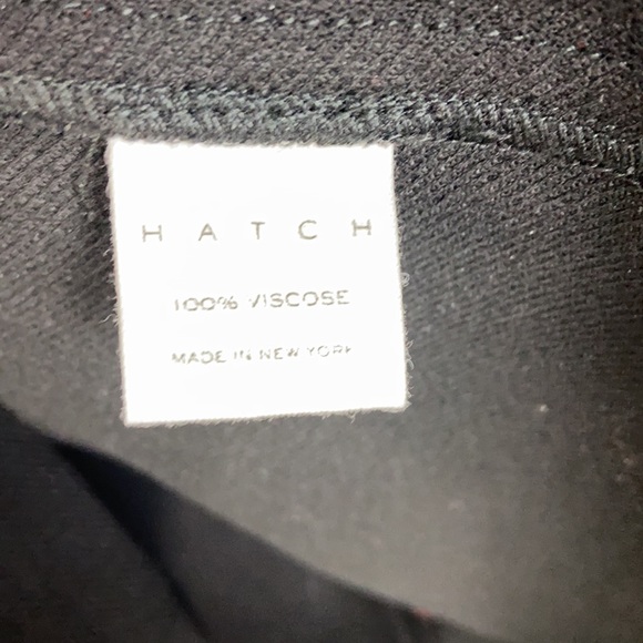 HATCH Maternity Shift Mini Short Dress Black Boat Neckline size 0 - Picture 8 of 11